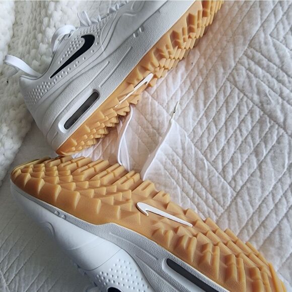 Nike Air Max 1 G Rare Golf white Gum black swoosh women size 9 - Picture 11 of 15
